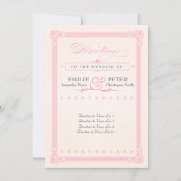 Pink, Gray und Cream Poster Style Route Card