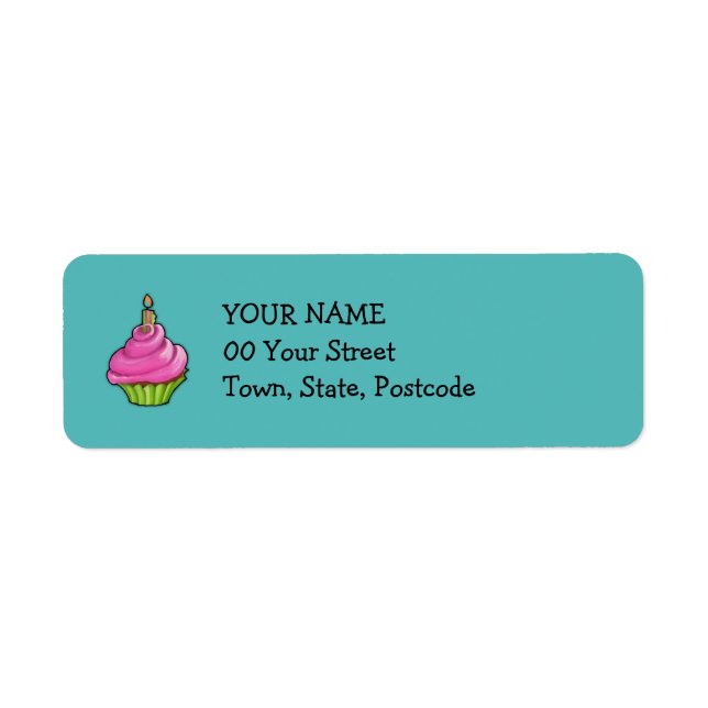 Pink & Green Cupcake Aqua (Vorne)