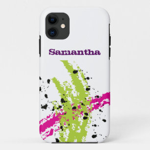 Pink Green Paint Splash Mate ID™ iPhone 5 Fall Case-Mate iPhone Hülle
