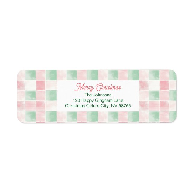 Pink Green Retro Muster Weihnachten (Vorne)