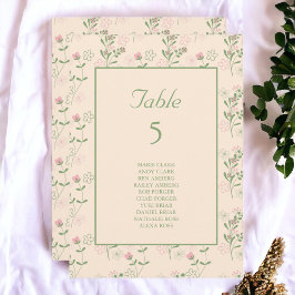 Pink Green Retro Y2K 70er Blume Muster Einladung