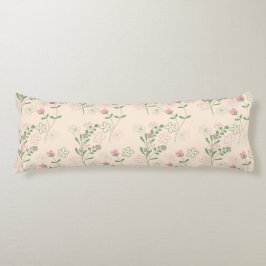 Pink Green Retro Y2K 70er Blume Muster Seitenschläferkissen