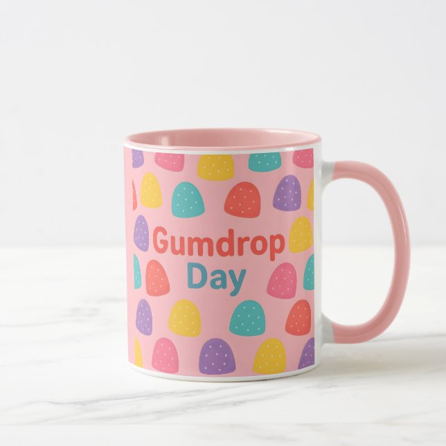  Pink Gumdrop Day Combo Mug Tasse (Rechts)