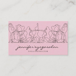 Pink-Gym-Yoga-Blogger Visitenkarte