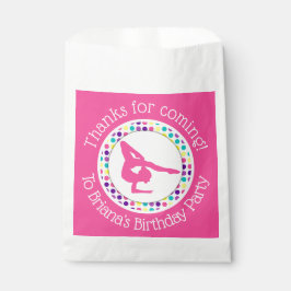 Pink Gymnastics Gastgeschenke für eine Girl-Gefall Geschenktütchen