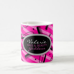 Pink-Haar u. Schönheit Tasse