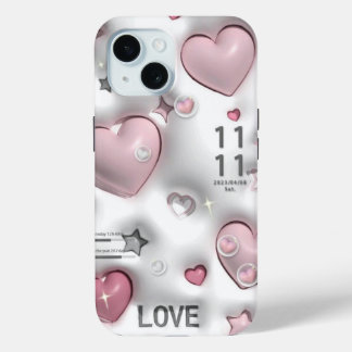 Pink haert Case-Mate iPhone hülle