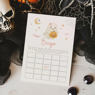 Pink Halloween Kleines Boo Bingo Spiel
