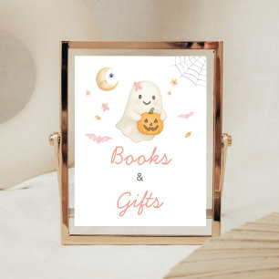 Pink Halloween Little Boo Bücher und Geschenke Sch Poster