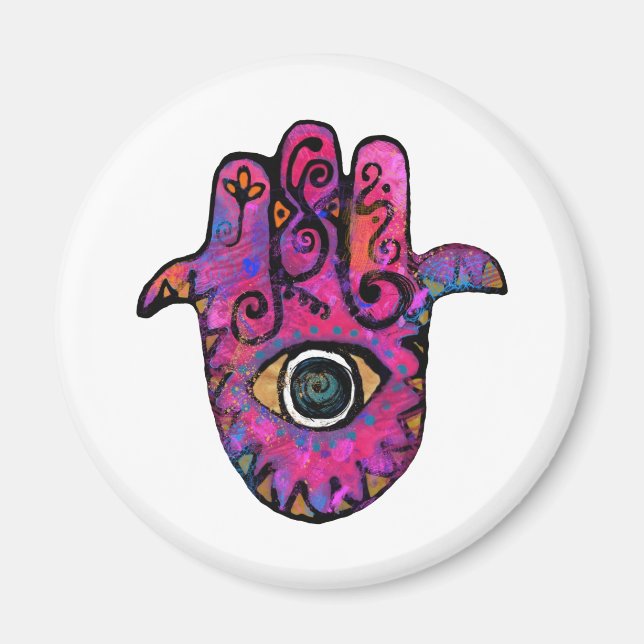 **PINK HAMSA** MAGNET (Vorne)