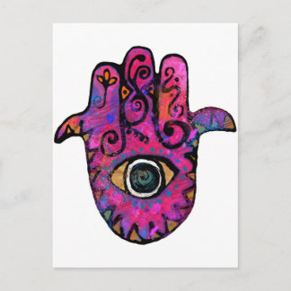 **PINK HAMSA** POSTKARTE