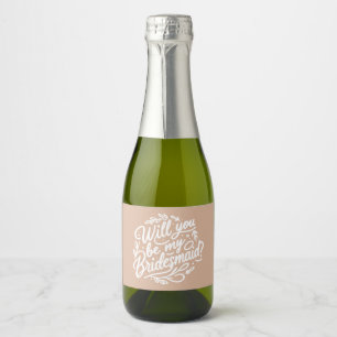 Pink Hand bridesmaid Vorschlag Champagne