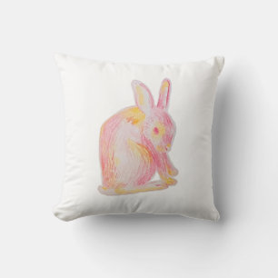 Pink Hand gezeichnet Niedlicher Sonnenschein Kissen