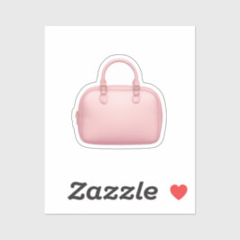 Pink Handbag Emoji Aufkleber