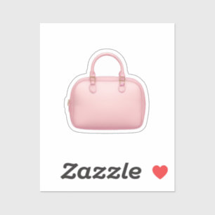 Pink Handbag Emoji Aufkleber