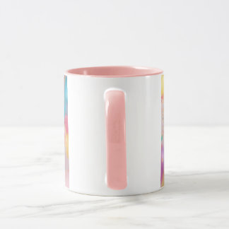 Pink Happy Birthday Cake Tasse