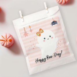 Pink Happy Boo Day Kawaii Ghost Geburtstag Geschenktütchen
