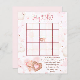Pink Heart Baby Bingo Girl Showspiel