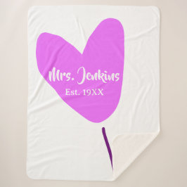 Pink heart balloon Mrs add name est. Add year love Sherpadecke