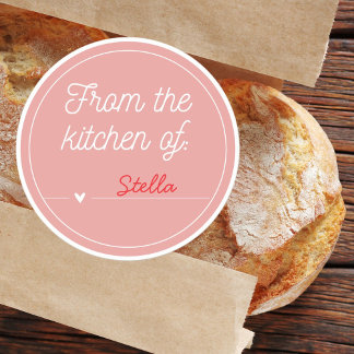 Pink Heart Custom From the Kitchen of Sticker