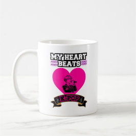 Pink Heart Idol singt KPop Music Liebe Design Kaffeetasse