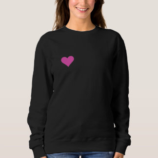 Pink Heart Love Sweatshirt – Stylish Art Hoodie fo