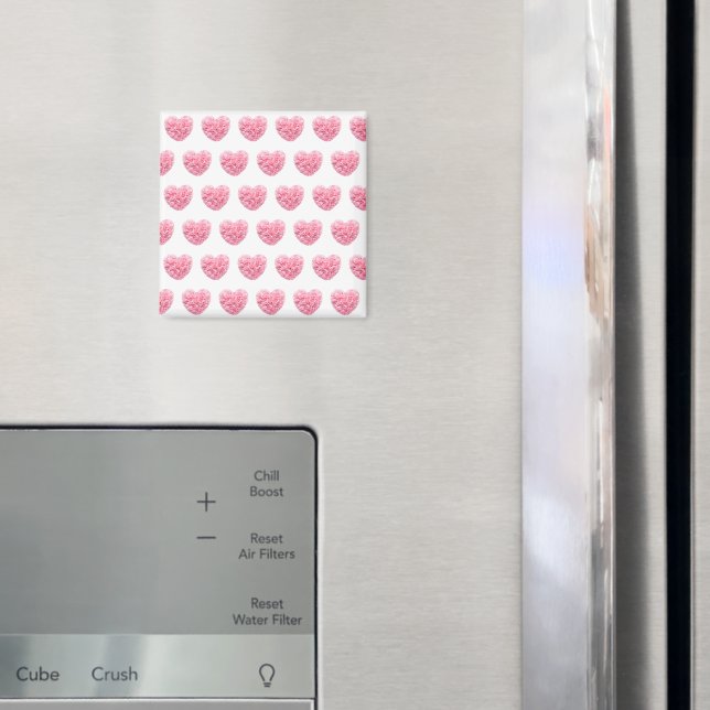 Pink Heart Magnet (In Situ (Kühlschrank))