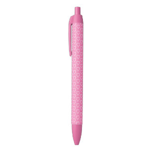 Pink Heart Pen - Farbe auswählen Kugelschreiber