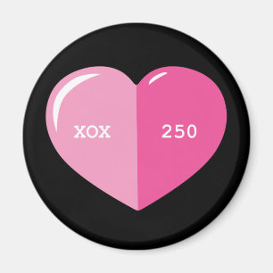 Pink Heart Pill Kapsel Magnet