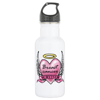 Pink Heart Survivor Trinkflasche