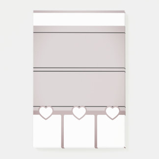 Pink Heart-Themed Daily Planner Post it note Post-it Klebezettel
