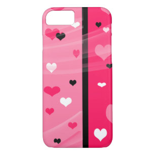 Pink Heart Valentine iPhone Case