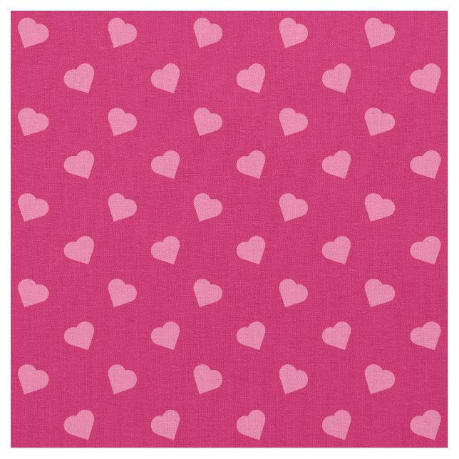 Pink Hearts Stoff (Nahaufnahme)