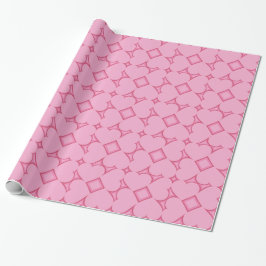 Pink Hearts Wedding oder Valentines Wrapping Paper Geschenkpapier