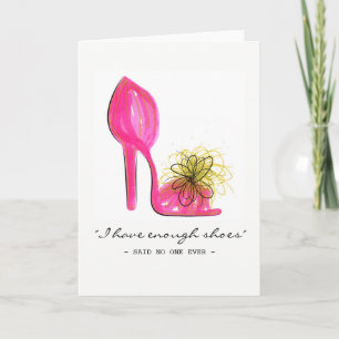 Pink heel karte