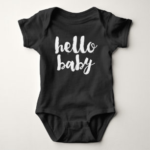 Pink Hello Baby Girl Sports Romper Strampler