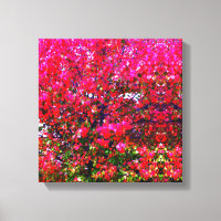 Pink Herbst impressionistische Blätter Bäume