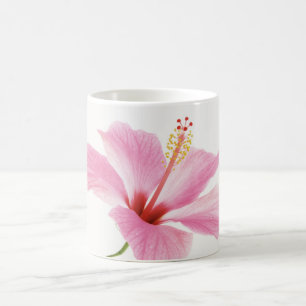 Pink-Hibiskus-Kaffee / Tee-Tasse Tasse