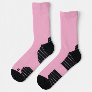 Pink Hochleistungs-Crew-Socken Socken