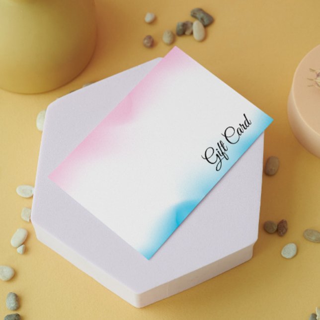 Pink Holographic Iridescent Certificate - Geschenk (Pink Holographic Iridescent Certificate Gift Card)