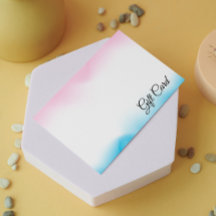 Pink Holographic Iridescent Certificate - Geschenk