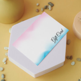 Pink Holographic Iridescent Certificate - Geschenk