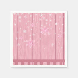 Pink Holz heiße Kakaowaschpüree Kinderdusche Serviette