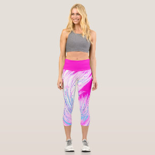 Pink Horizon Capri Leggings