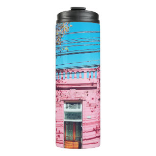 PINK HOUSE THERMOSBECHER