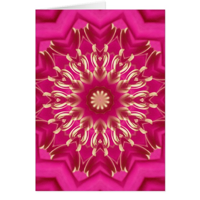 PiNK HÜBSCHE KARTE (Vorne)