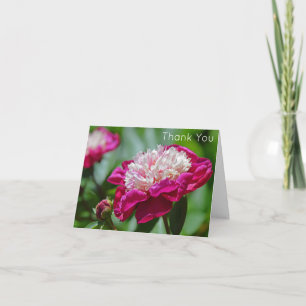 Pink Hütte Peony Garden Blume Danke Karte