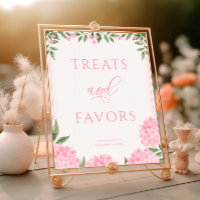 Pink Hydrangea-Behandlungen und Lieblings-Hochzeit