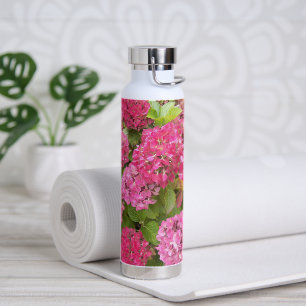 Pink Hydrangea Bloms Bloral Trinkflasche