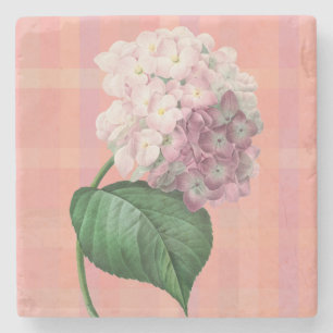 Pink Hydrangea Blume Art Untersetzer